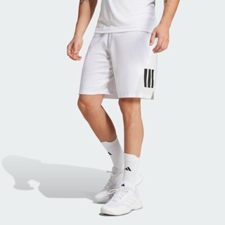 adidas Quần vợt & Padel Tennis Quần Short 3 Sọc Tennis Club Climacool Nam trắng JE0408
