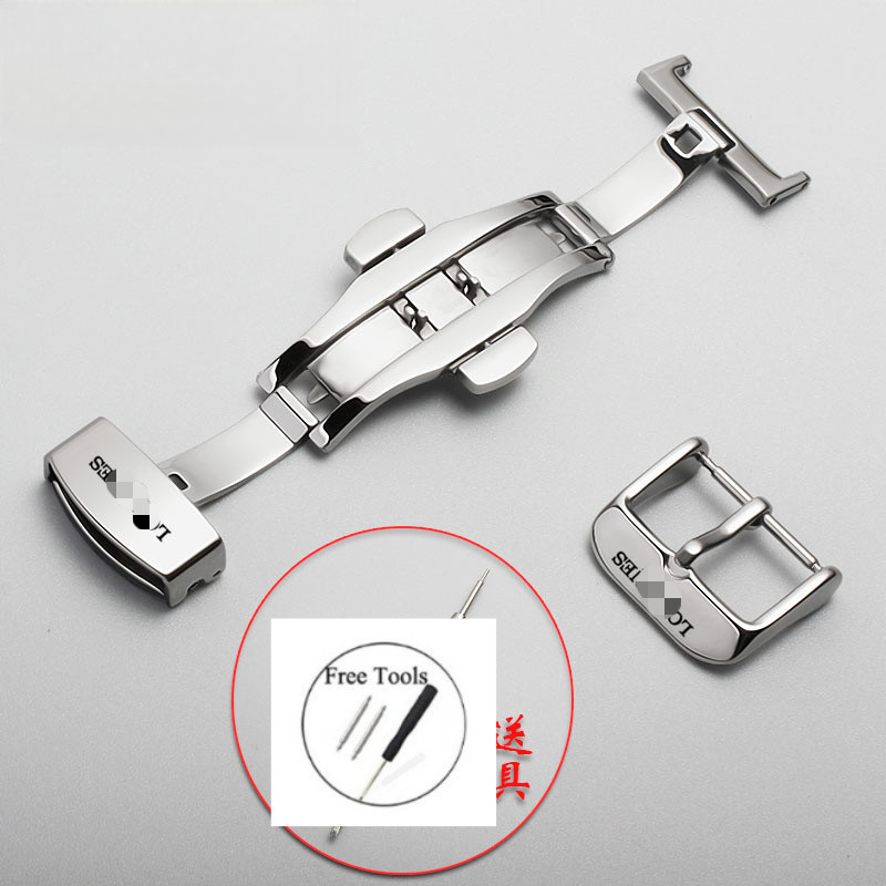Thay thế khóa đồng hồ L2 / L4 cao cấp 10 / 12 / 14 / 16 / 18 / 20 / 22mm bằng thép không gỉ Butterfl