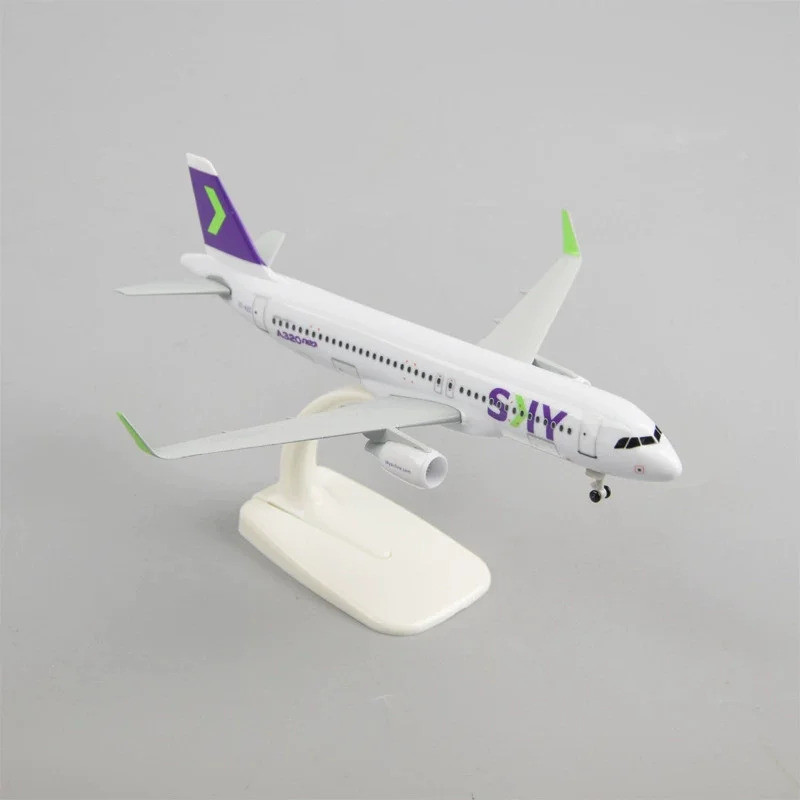 FW a320 sky airlines 1 400 mẫu máy bay 20cm Chile airbus a320 Mô hình máy bay bản sao kim loại với t