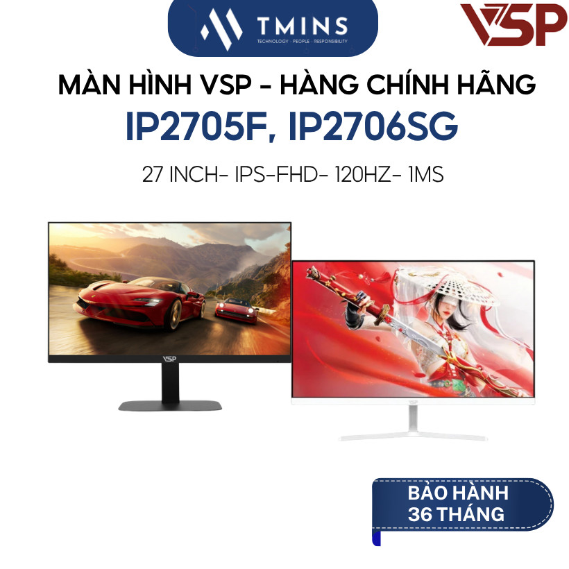 Màn hình VSP IP2705F / IP2706SG (27 inch/ FHD/ 120Hz/ IPS/ 1ms) - Hàng chính hãng