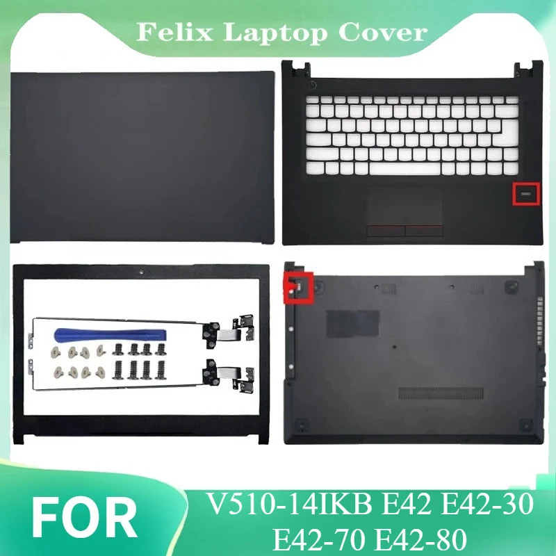 * Dành Cho V510-14IKB E42 E42-30 E42-70 E42-80 Mới Top Ốp điện thoại Laptop LCD Ốp điện thoại Trước 