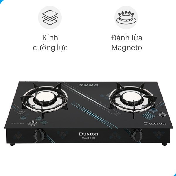[SALE] Bếp ga đôi Duxton DG-430 trưng bày mới 98-99 Bảo hành 1 năm  chính hãng