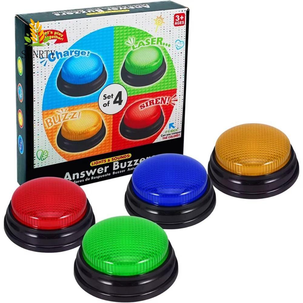 SENRTY Answer Buzzers, Lights & Sounds Answering Game Buzzer, Home Family Quick Answer Button Nút Bu