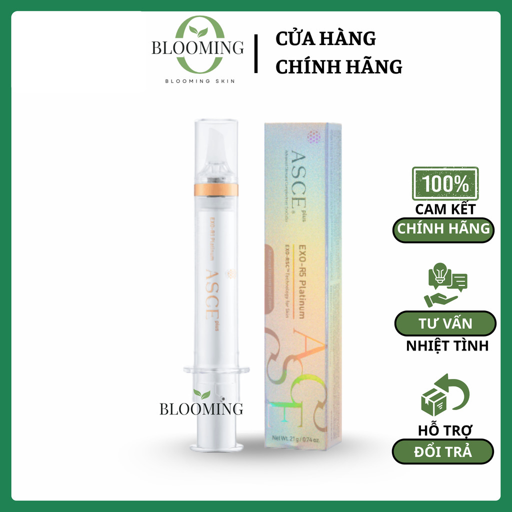 [Công Ty] Tinh Chất ASCE+ EXO-R5 Platinum Exosome Làm Sáng Da, Phục Hồi Tổn Thương & Hỗ Trợ Trẻ Hóa 