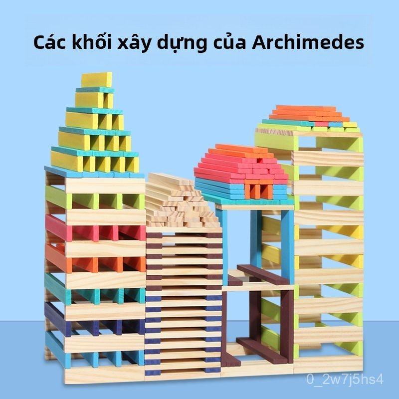 Đồ chơi xếp hình gỗ Kapla sáng tạo giúp bé phát triển tư duy kiến trúc bán chạy