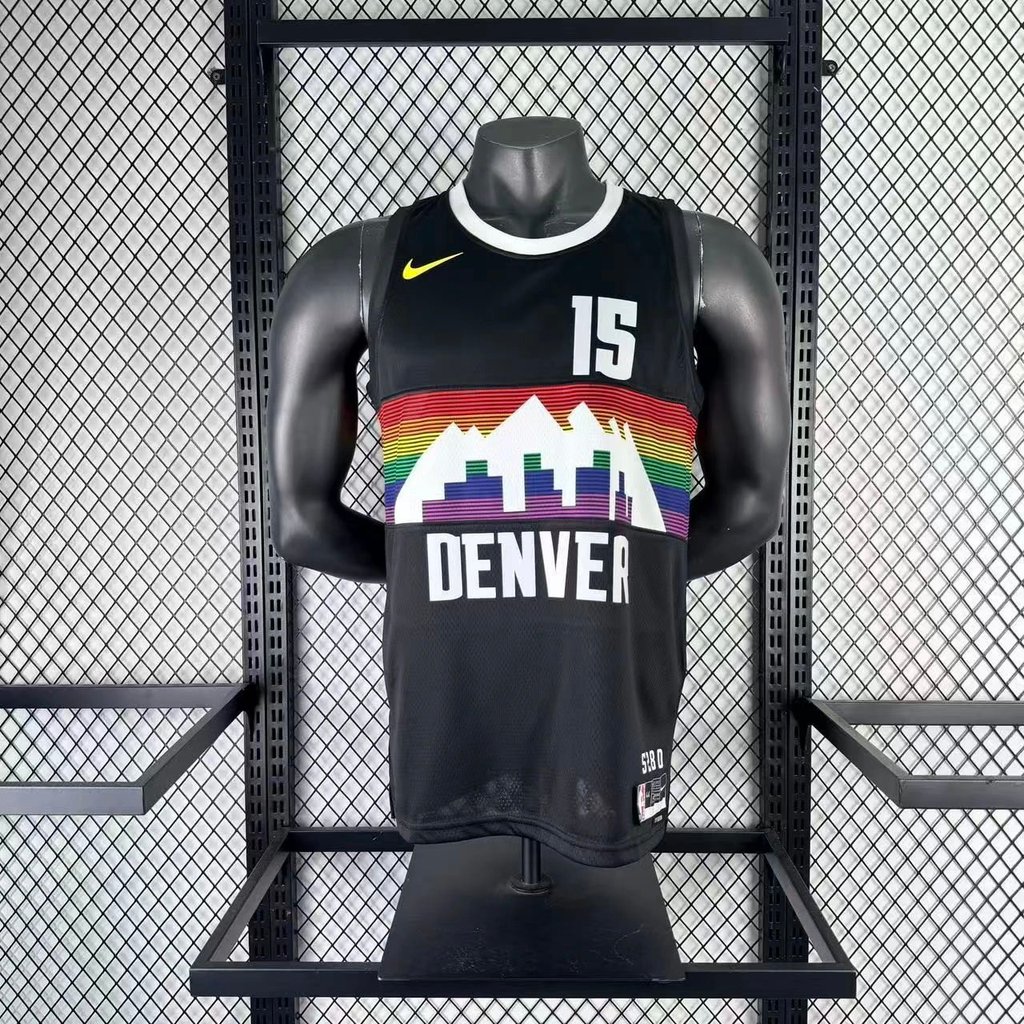NBA League 26 Năm Thành Phố Giới Hạn Denver Nuggets (Denver Nuggets) Hot Press Jersey Dữ Liệu Lưới Đ