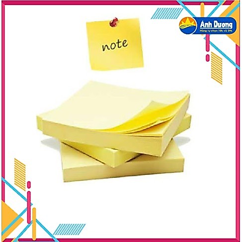 Giấy nhớ,giấy note màu vàng