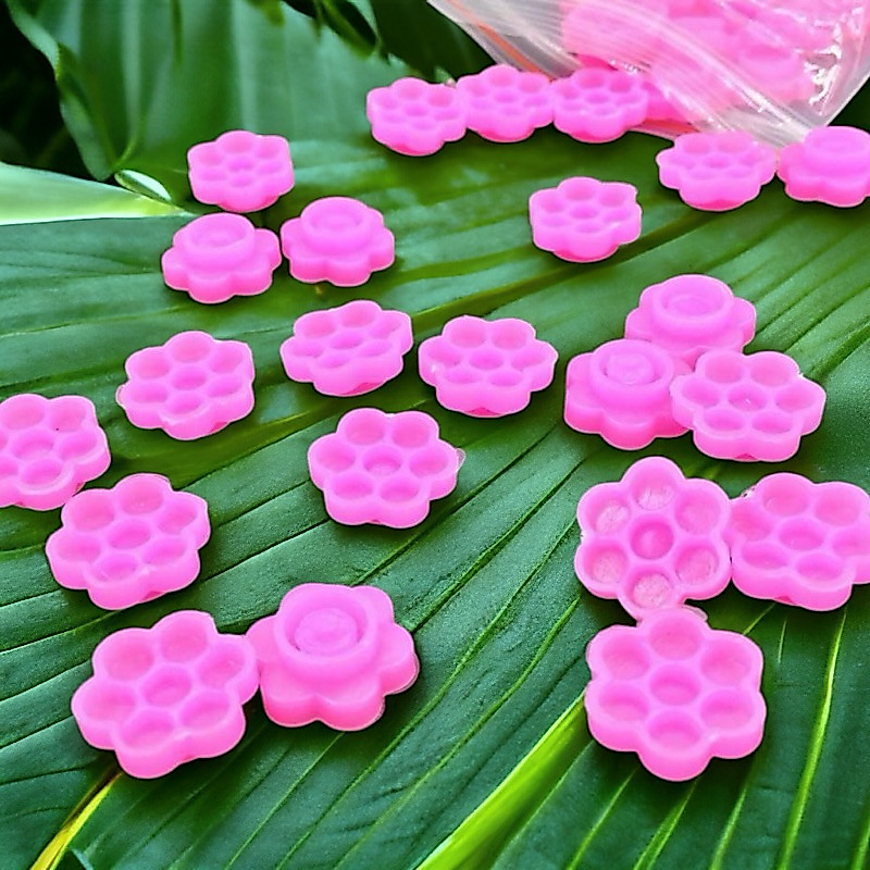 Nút keo hoa 6 cánh (bịch 100 nút)