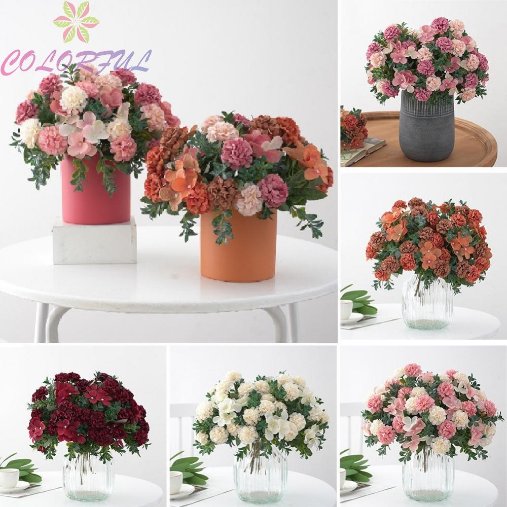 Delicate Silk Rose Fake Bouquet for Wedding Home Decoration Simple Yet Exquisite