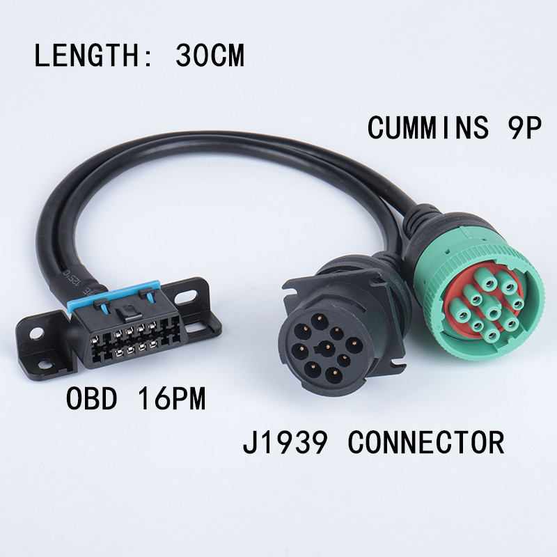 Comins Cắm Dây Phát Hiện Cắm 9 Pin Dây Kết Nối Mở Đầu J1939-9PIN