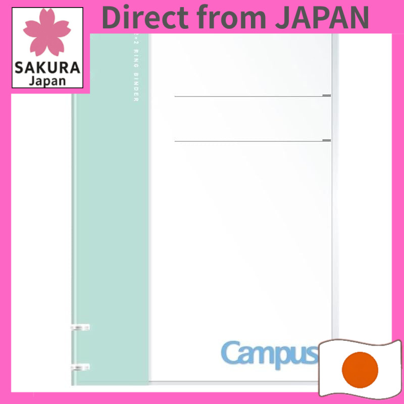 Kokuyo Campus-style loose-leaf binder usable like a Campus notebook, B5 / 4-hole, Assorted Pastel Co