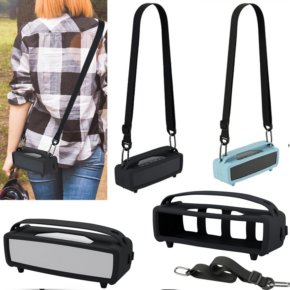 Ốp Lưng Silicon Cho Loa Bose SoundLink Mini 1 / 2 Gen, Túi Bảo Vệ Du Lịch Có Tay Cầm Cho Loa Bose So