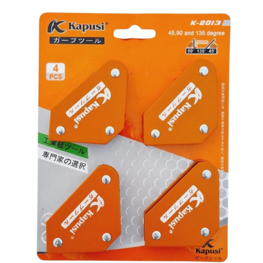 Bộ 4 Ke Góc Nam Châm Kapusi 10LBS – Đa Năng, Chính Xác, Tiện Lợi