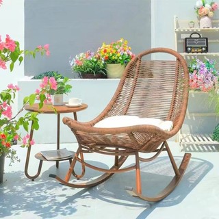 Ghế thư giãn vườn, ghế thư giãn nhà, ghế mây ngoài trời đơn, ghế mây đan cho người lớn,Ghế đu đưa ban công thư giãn