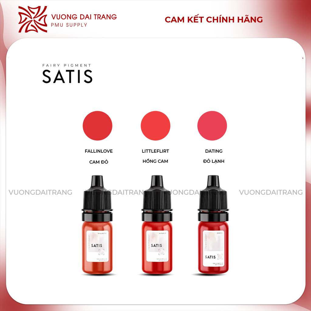 Mực Satis Mini 3.3ml - Dcpx Vương Đài Trang Chính Hãng
