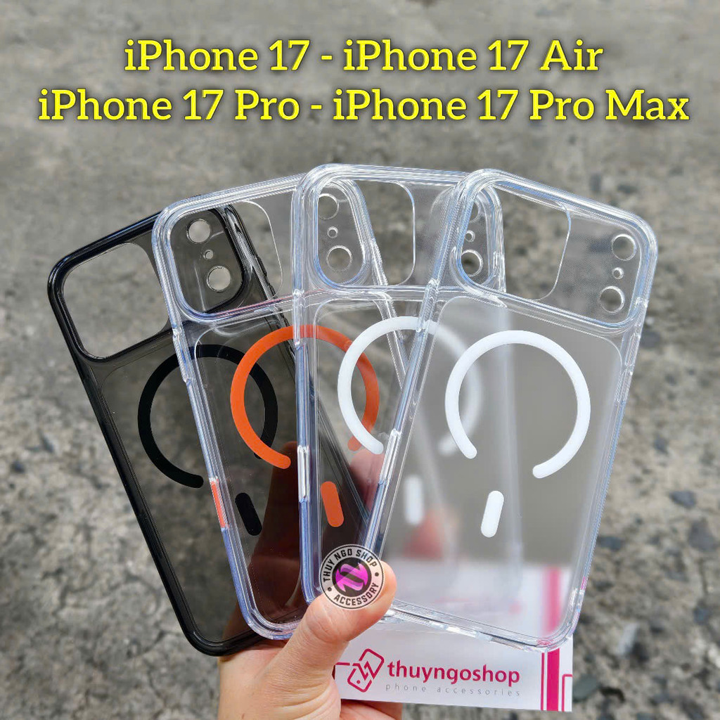 Ốp lưng chống sốc tích hợp nút Camera Control iPhone 17 Pro Max - iPhone 17 Pro - iPhone 17 Air - iP