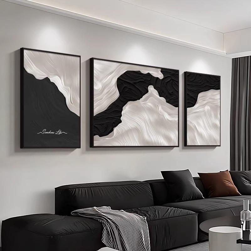 SET 3 Tranh Trừu Tượng/ Tranh Treo Phòng Khách/ Phòng Ngủ/ Khách Sạn/Decor PhòngTranh trang trí phòng khách