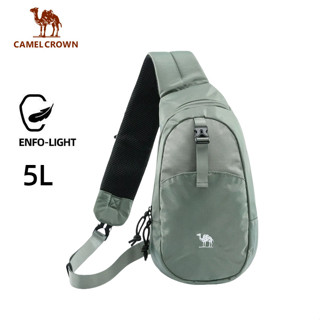 Túi đeo chéo nam chống nước CAMEL CROWN 5L, Túi ngực nhẹ