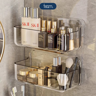  Kệ Đựng Đồ Nhà Tắm trong suốt Dán Tường HPS Giá Để Đồ Mỹ Phẩm Đồ Nhà Bếp Bằng Nhựa acrylic Sang Trọng 