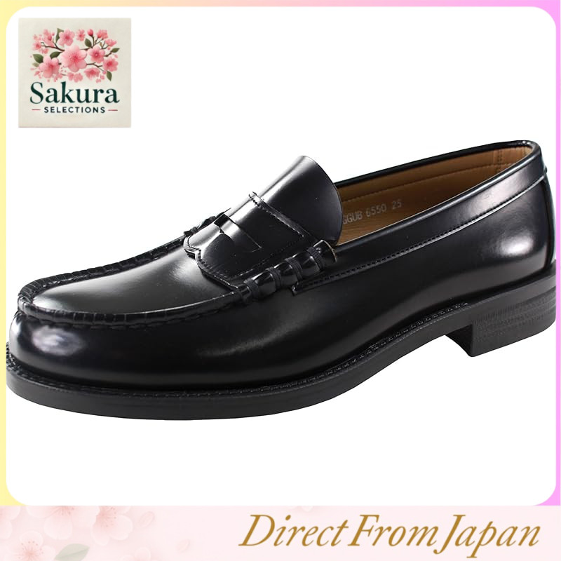 Haruta Traditional 3E Synthetic Leather Loafers for Men 6550