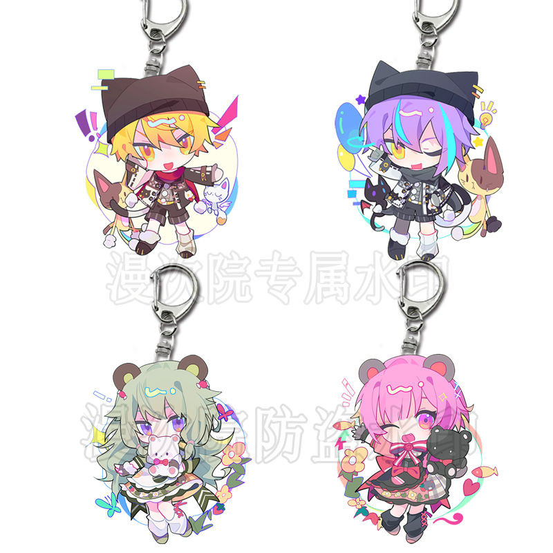 Kamishiro Rui Acrylic Keychain Man Chain for Pants Womans Key Chain Tenma Tsukasa Pendant Girls Key 