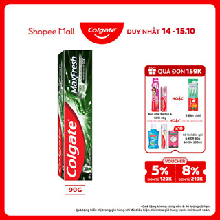 Kem đánh răng Colgate Maxfresh Bamboo Charcoal cho hơi thở thơm mát và làm trắng răng 90g
