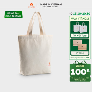 Túi Yuumy (Thời trang nữ tote dáng đứng - Túi vải canvas YTX82)