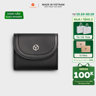 Ví Yuumy (Thời trang nữ dáng ngắn nhỏ gọn xinh xắn - Ví da Seasand YV105)