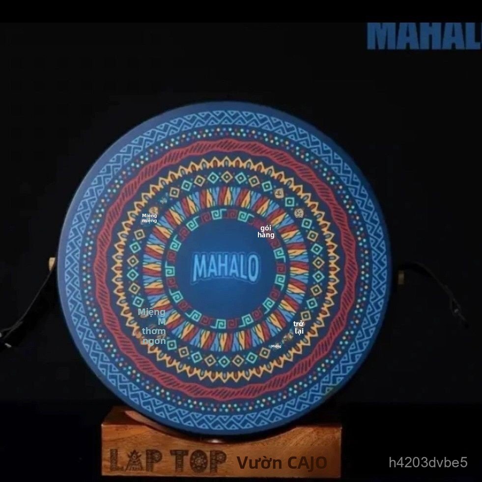 Trống Cajon mini Mahalo màu xanh lá cây di động dã ngoại trống gỗ vỗ tay nhỏ gọn phụ kiện đệm hát gu