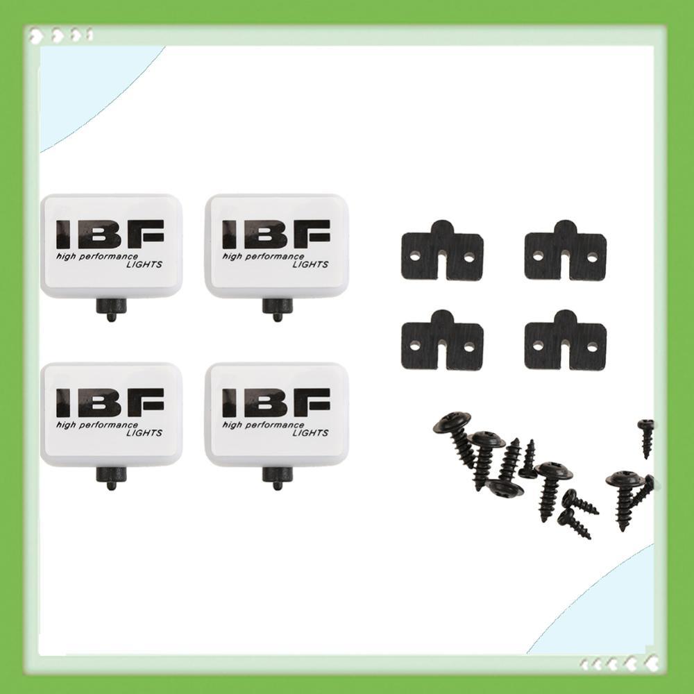 4 Vỏ đèn LED tròn cho xe RC 1: 10 Tamiya HSP RC Car Axial SCX10 [aigoni.vn]