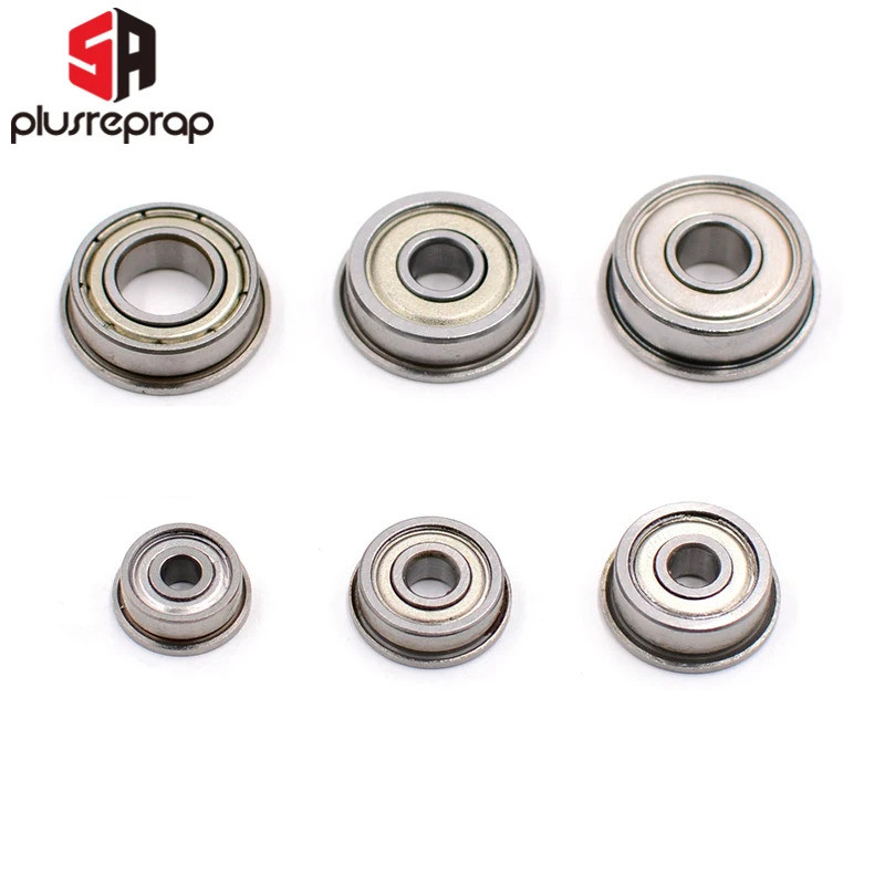 10 CÁI Vòng bi mặt bích F623zz F624zz F625zz F604zz F606zz F688zz cho máy in 3D Phần bánh xe ròng rọ