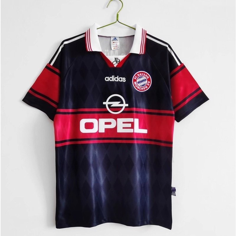 Áo bóng đá Jersey tay ngắn mùa giải 1997 / 99 của Bayern Home Retro