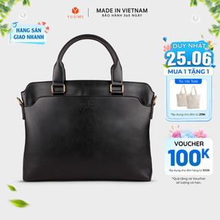 Cặp công sở yuumy (thời trang nữ đi làm cỡ lớn - cặp da caym02)