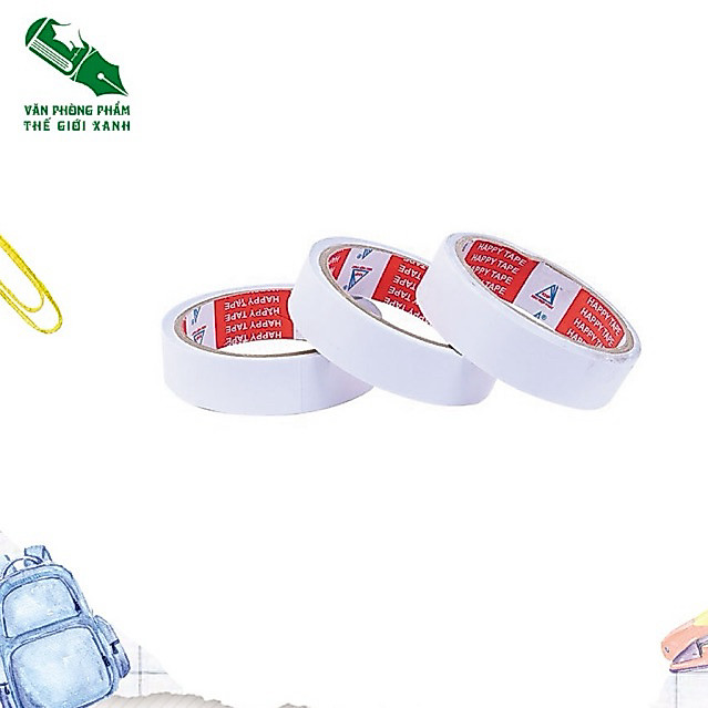 COMBO 10 CUỘN BĂNG KEO 2 MẶT 2F4 (9 YARD)