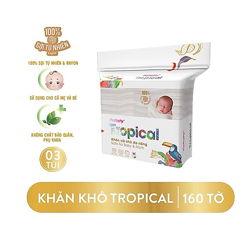 Khăn khô đa năng Mamamy Tropical