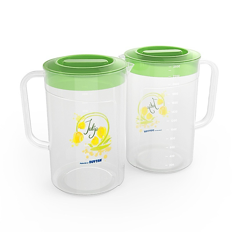Ca đong nhựa Duy Tân chia vạch có nắp đậy dung tích 2lít- 2,5 lít