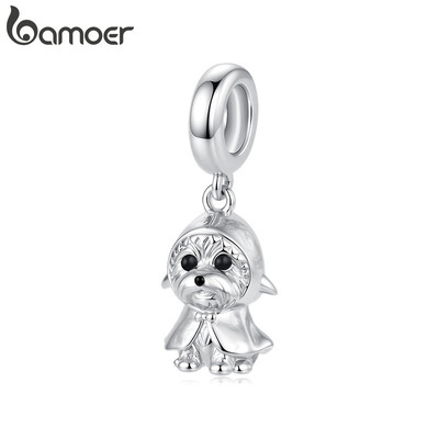 Bamoer Charms Mặt dây chuyền Phụ kiện Westie dễ thương Vòng tay DIY dành cho nữ Quà tặng