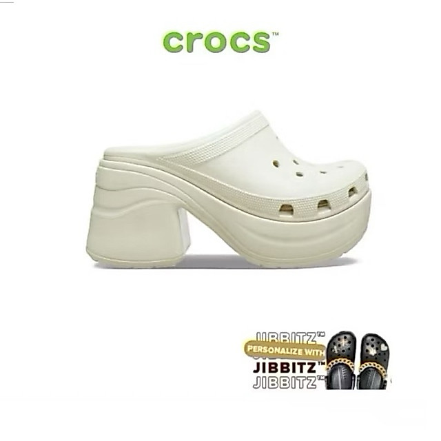 [ CHÍNH HÃNG ] GIÀY CLOG UNISEX CROCS SIREN - BONE