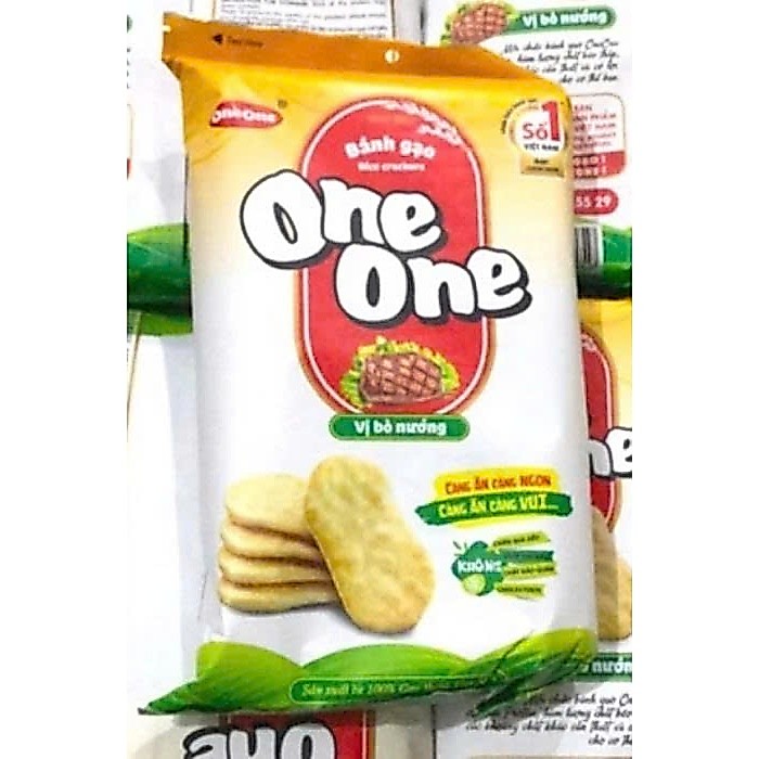 Bánh gạo mặn One One vị bò nướng