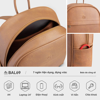 Balo Lata (Thời trang nữ công sở cỡ lớn - Balo da BAL69)