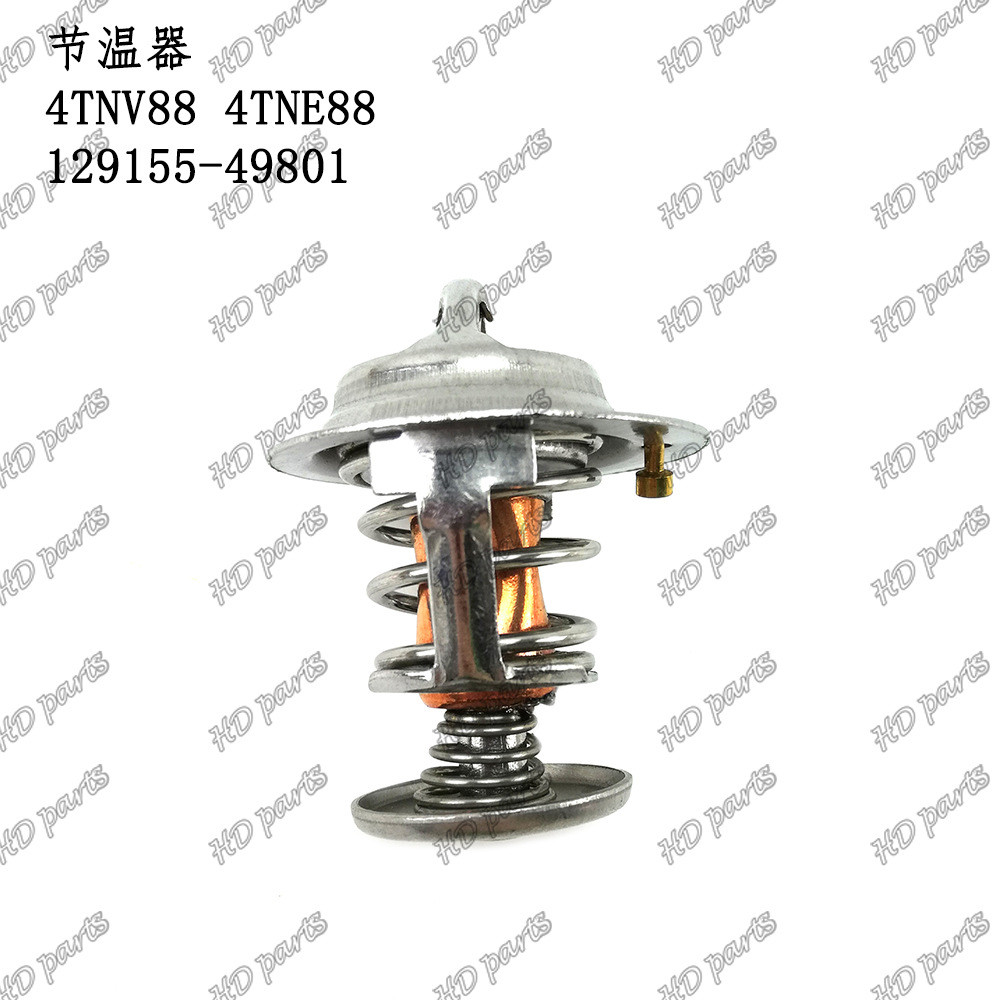 Phụ kiện động cơ máy xúc Yangma Bộ điều nhiệt áp dụng 4TNV88 4TNE88 129155-49801 HOJ8