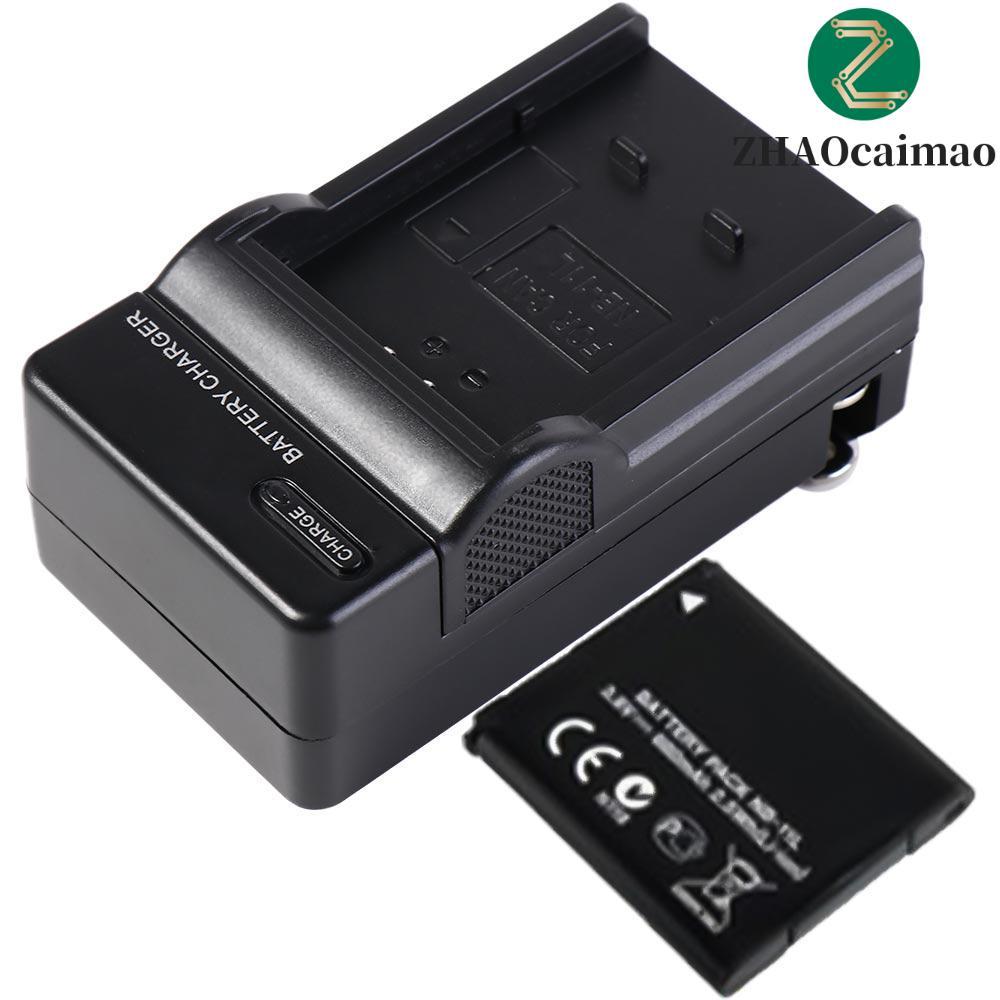 Bộ sạc ZHAOCAIMAO -11L, Bộ sạc pin AC 100V-240V DC 4.2V NB11L, Phụ kiện máy ảnh Đèn báo LCD cắm US C