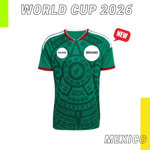(MỚI) Mexico Home Kit World Cup 2026 Áo bóng đá Fan Player Issue Chất lượng rẻ Mexico Mexico2026Worl