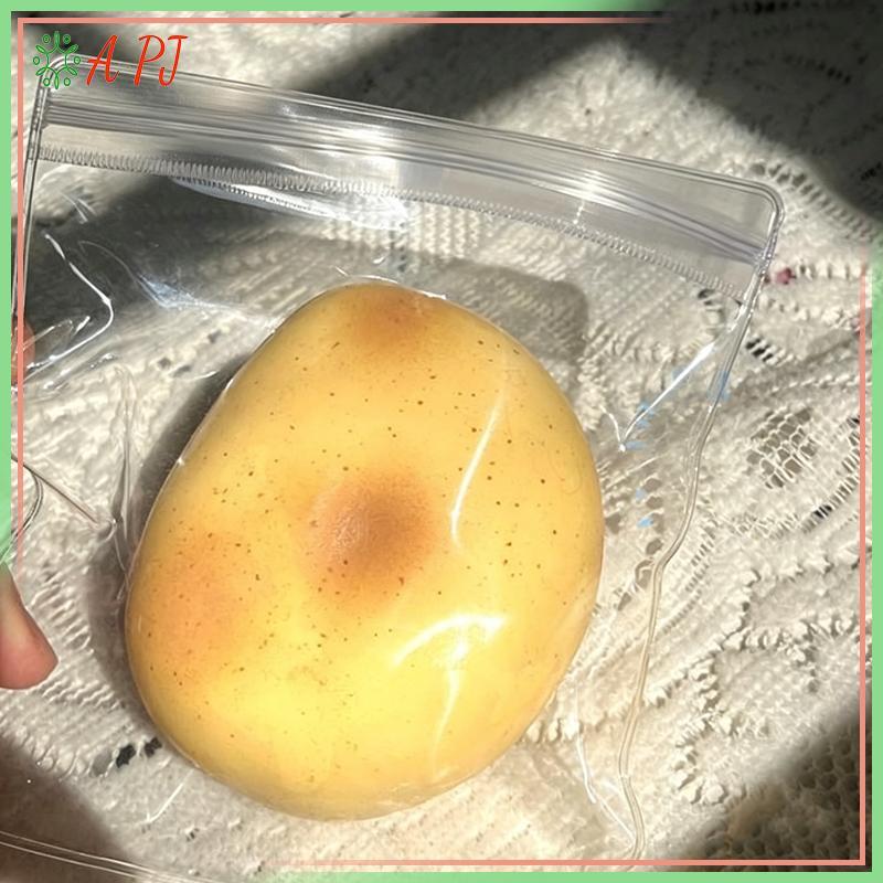 [APJ] Kawaii Phim Hoạt Hình Trứng Tart Antistress Foot Toy Fidget Bóp Đồ Chơi Mochi Giảm Căng Thẳng 