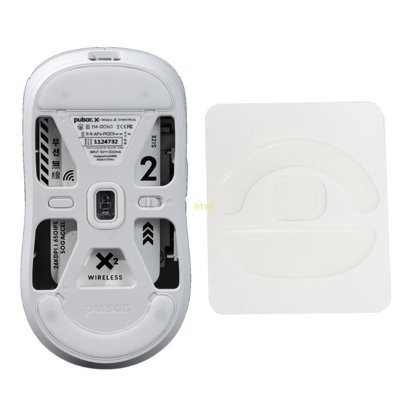 Btsg Esports Tiger ICE Mouse Skates Feet Pads cho Pulsar X2 Mouse Pad Trắng