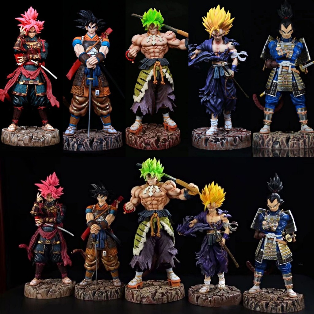 Dragon Ball GK Samurai Goku Son Gohan Broly Vegeta Cảnh Đứng Tượng Hình