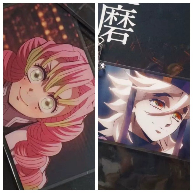 Demon Slayer Anime Móc Khóa Douma Kanroji Mitsuri Nam Móc Chìa Khóa Cho Nữ Hoạt Hình Nhật Bản Hình A