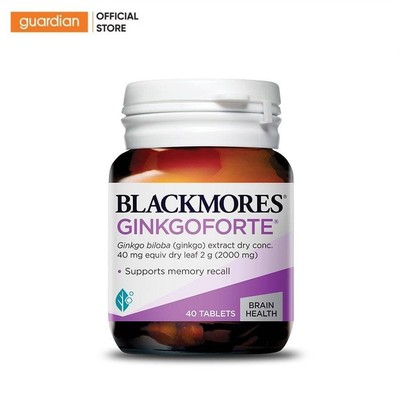 Viên Uống Hỗ Trợ Tăng Tuần Hoàn Não Blackmores Ginkgoforte 40 Viên | Guardian Việt Nam