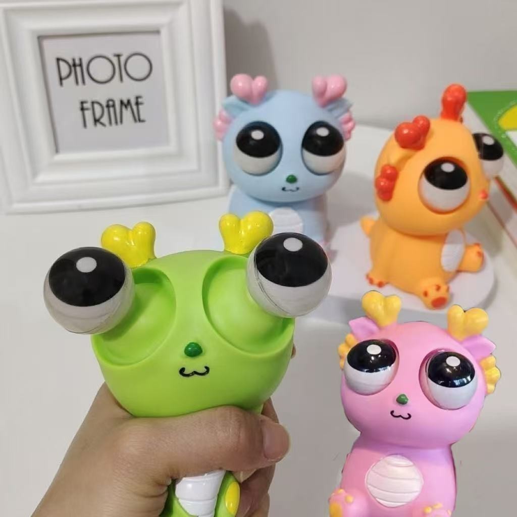 VQ9C Phong cách dao thỏ Pop Eye Dragon Squishy Toy