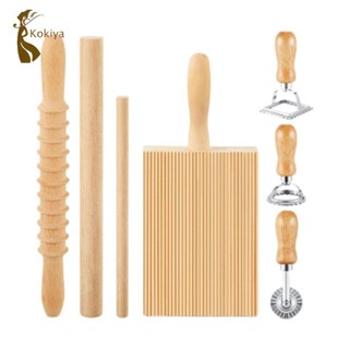 Bộ dụng cụ làm mì ống Gnocchi Pasta Dụng cụ làm Ravioli Maker Bộ tem cắt